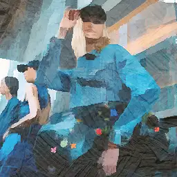 Coach banner painting