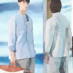 Hermès banner painting