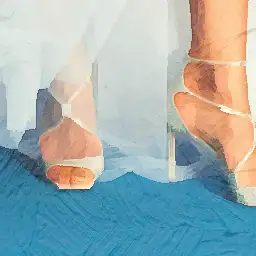 Jimmy Choo banner painting