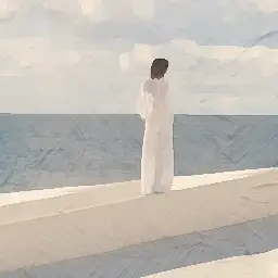 Loro Piana banner painting