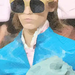 Miu Miu banner painting